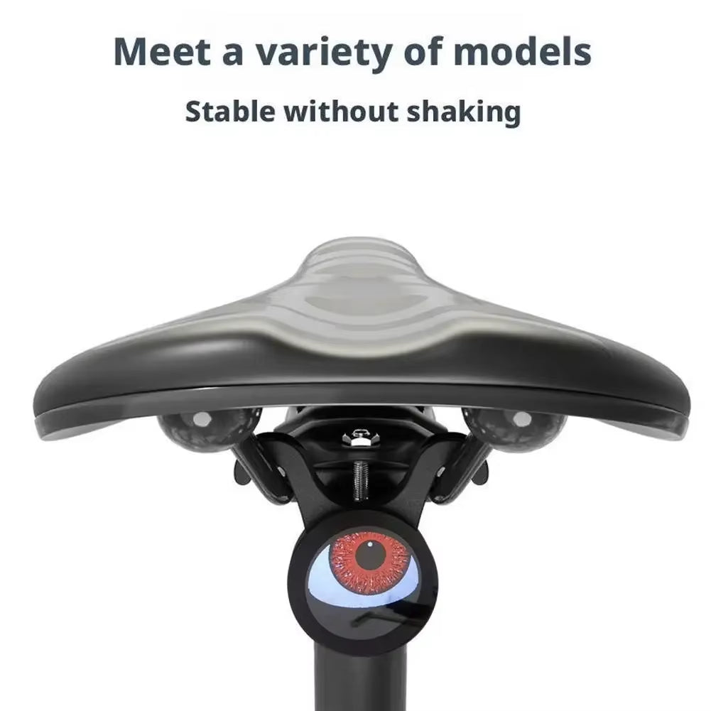 Bicycle Dynamic Devil Eyes LED Light Motorcycle Taillight Bike Scooter Waterproof Charging Taillight Motorbike Retrofit Kit