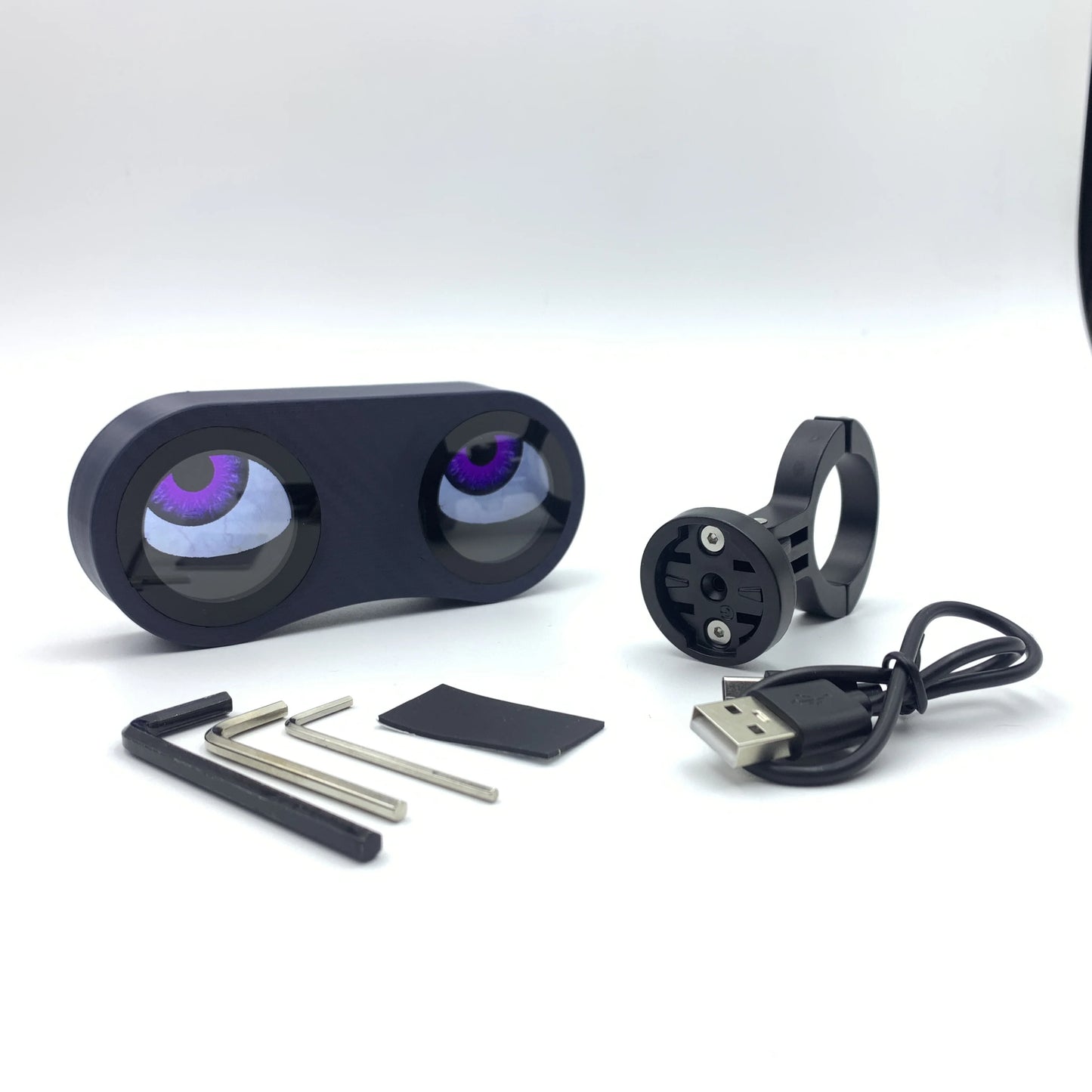 Bicycle Dynamic Devil Eyes LED Light Motorcycle Taillight Bike Scooter Waterproof Charging Taillight Motorbike Retrofit Kit